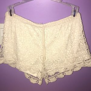 Charlotte Russe Crotchet Shorts